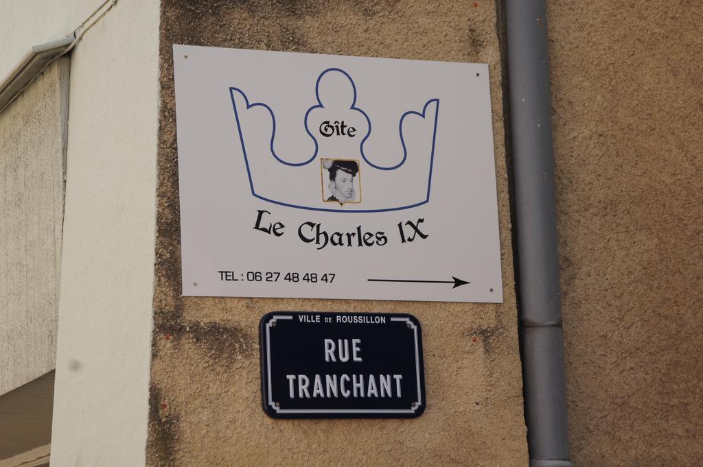 Le Charles IX Apartamento Roussillon  Exterior foto